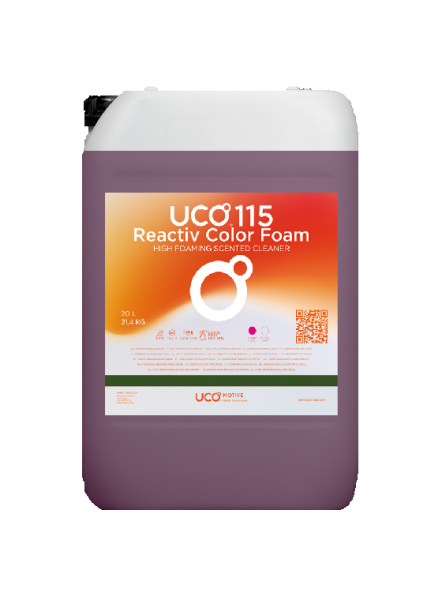 UCO 115 Reactive Color Foam UCO zasadowy produkt myjący, o bardzo przyjemnym zapachu i fioletowym kolorze