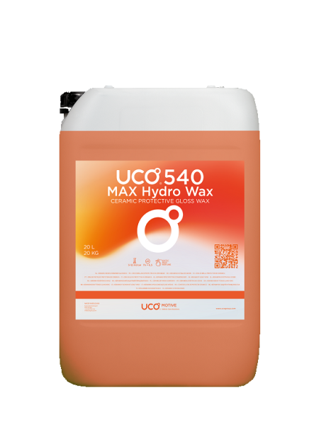 UCO 540 Max Hydro Wax UCO ceramiczny wosk z efektem głębokiego połysku o przyjemnym egzotycznym zapachu do wszystkich pojazdów